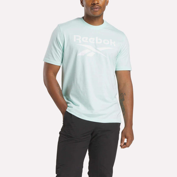 reebok classics Men's Big Logo Crewneck Short Sleeve Tee