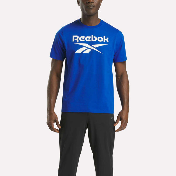 reebok classics Men's Big Logo Crewneck Short Sleeve Tee