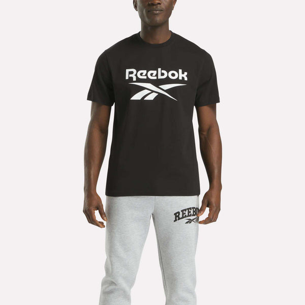 reebok classics Men's Big Logo Crewneck Short Sleeve Tee