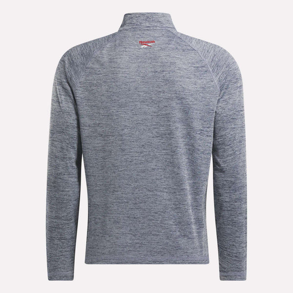 Reebok Classics Men's Cationic Wicking Quarter-Zip Sweatshirt