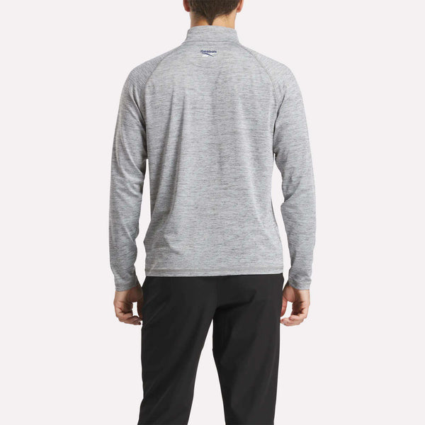 Reebok Classics Men's Cationic Wicking Quarter-Zip Sweatshirt