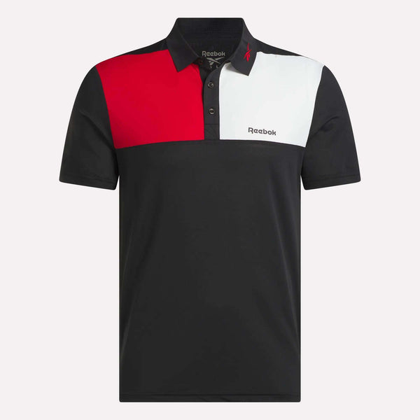 Reebok Classics Men's Colorblock Bonded Collar Polo Shirt