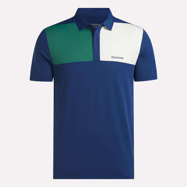 Reebok Classics Men's Colorblock Bonded Collar Polo Shirt