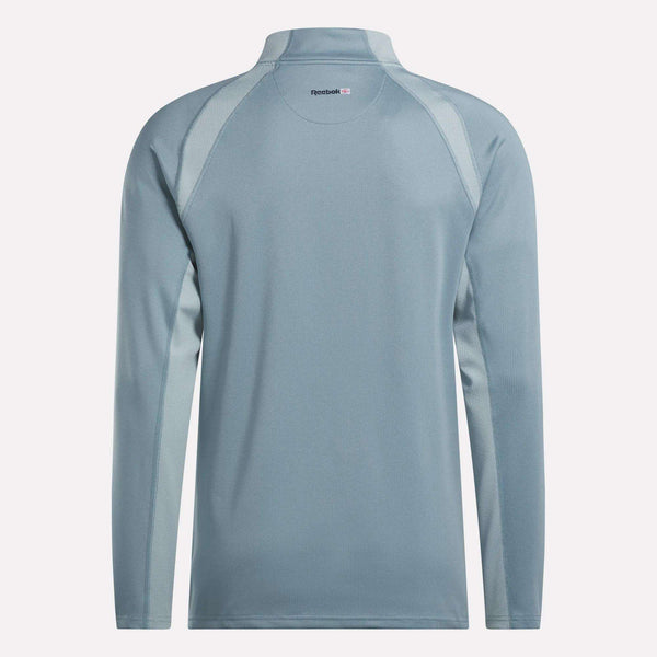 Reebok Classics Men's Long Sleeve Aero Flex 1/4 Zip Pullover Top
