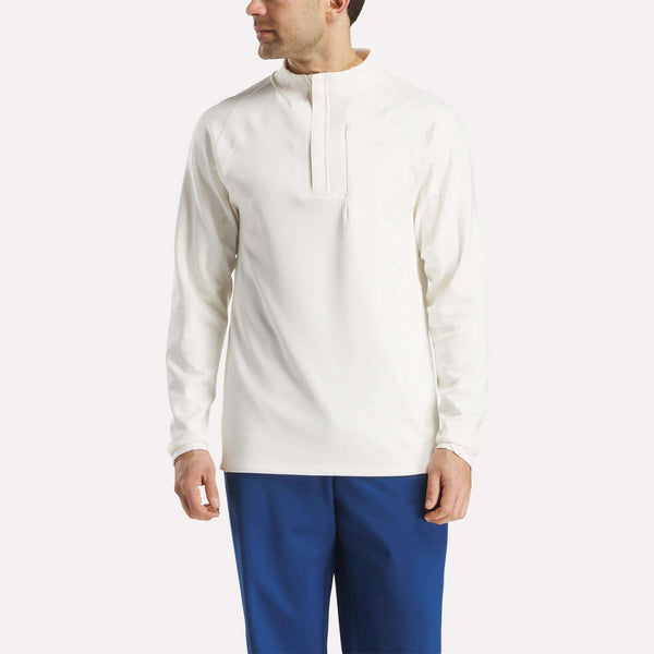 reebok classics Men's Long Sleeve Aero Flex 1/4 Zip Pullover Top