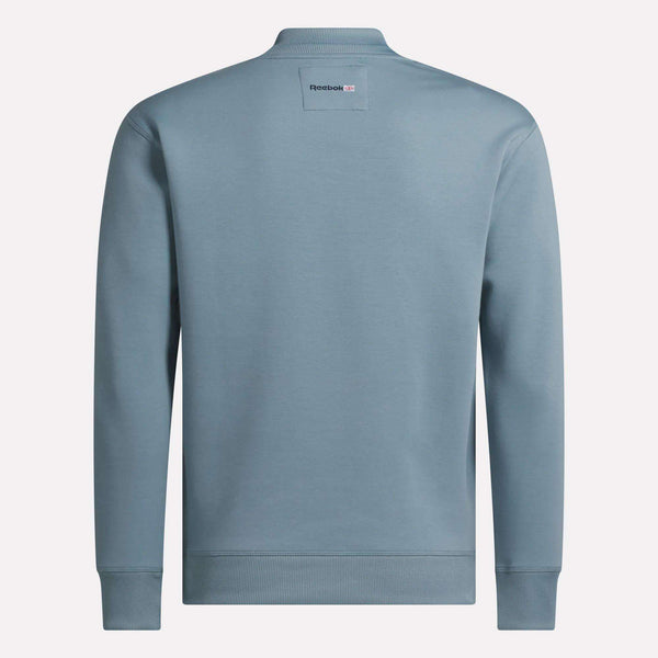 Reebok Classics Men's Long Sleeve Signature Legacy Crest Pullover Top