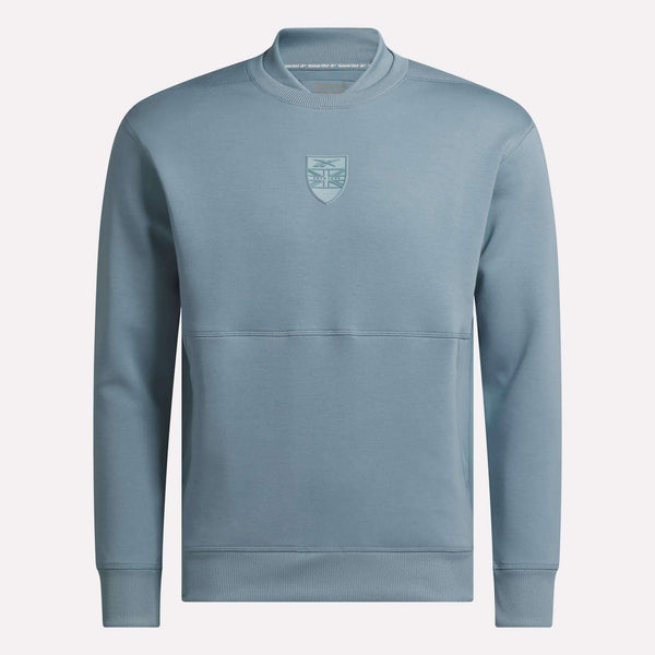 Reebok Classics Men's Long Sleeve Signature Legacy Crest Pullover Top