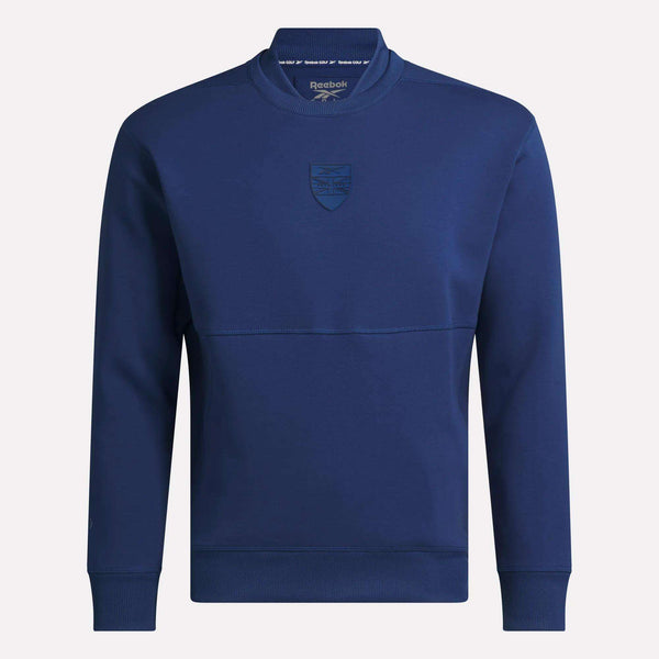 Reebok Classics Men's Long Sleeve Signature Legacy Crest Pullover Top