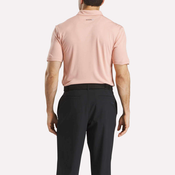 Reebok Classics Men's Short Sleeve Oxford Knit Pique Polo Shirt