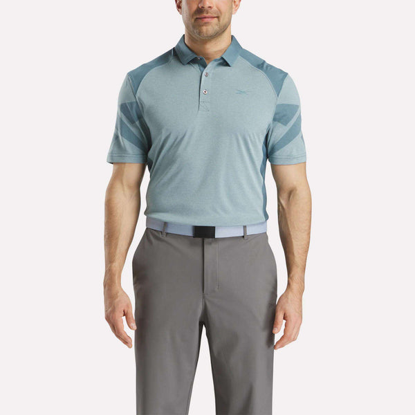 reebok classics Men's Short Sleeve Signature Vector Sleeve Polo Shirt