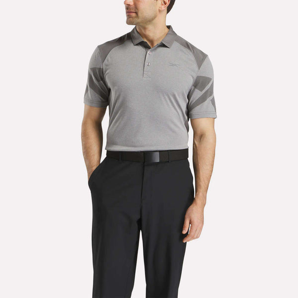 reebok classics Men's Short Sleeve Signature Vector Sleeve Polo Shirt