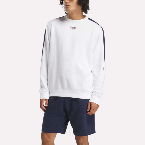 reebok classics Men's Cross Check Crew Sweatshirt