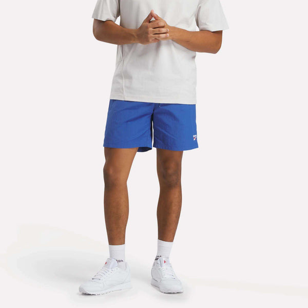 reebok classics Men's Crosscheck Woven Shorts 7"