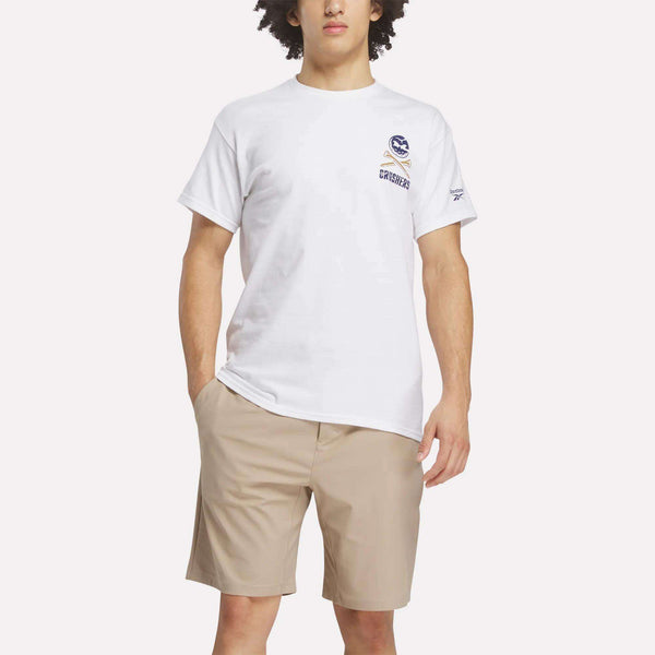 reebok classics Men's Crushers Stacked Logo Tee