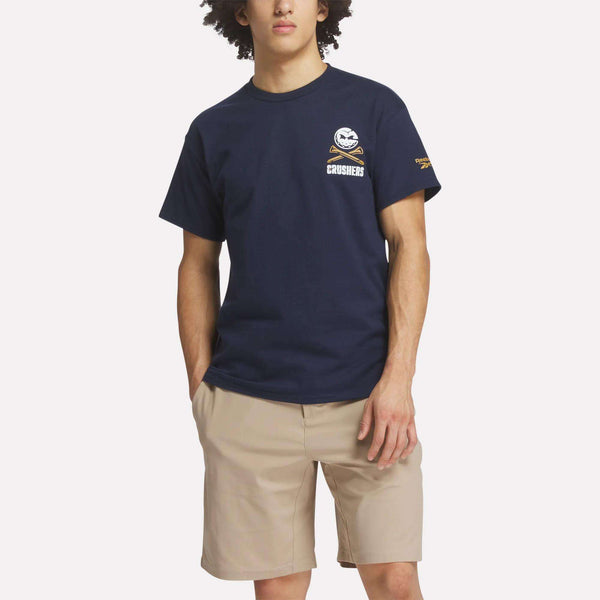 reebok classics Men's Crushers Stacked Logo Tee