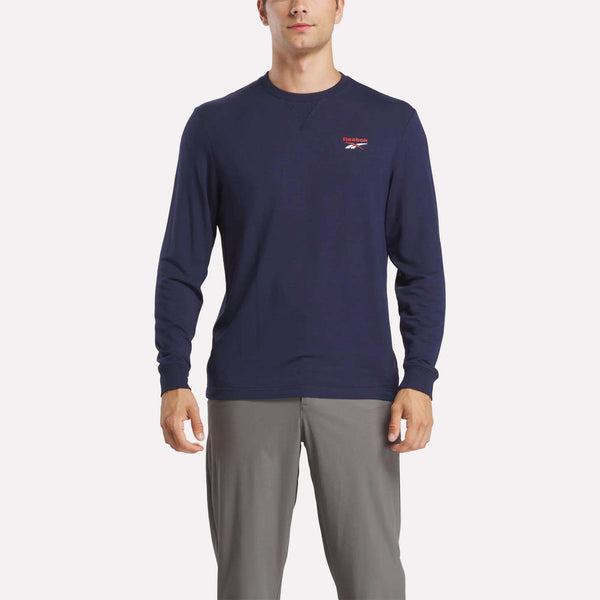 reebok classics Men's Long Sleeve Golf Sweatshirt