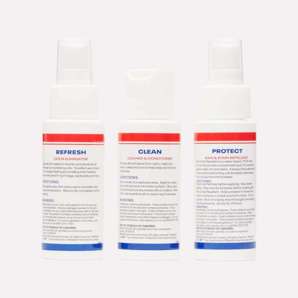 Reebok Classics Shoe Care Travel Kit - 3 Pack