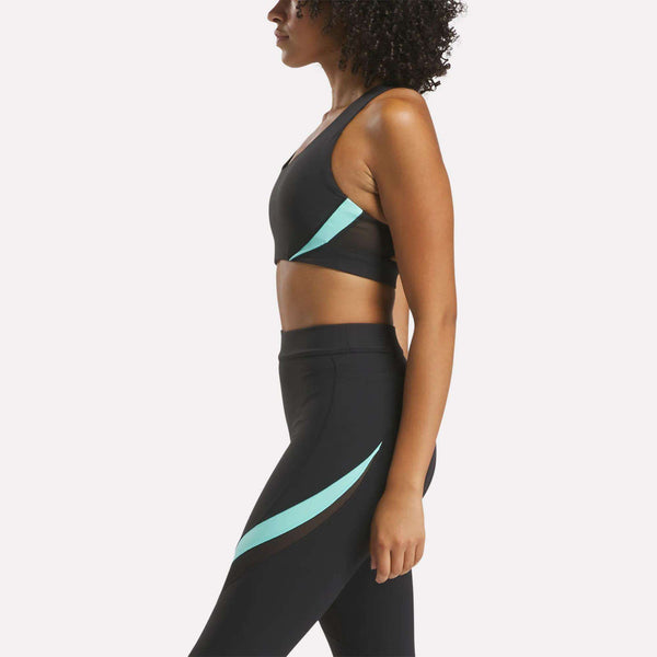 Reebok Classics Women's Lux Colorblock Racer Bra