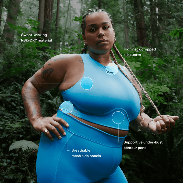 Reebok Classics Women's Lux Contour Crop Top