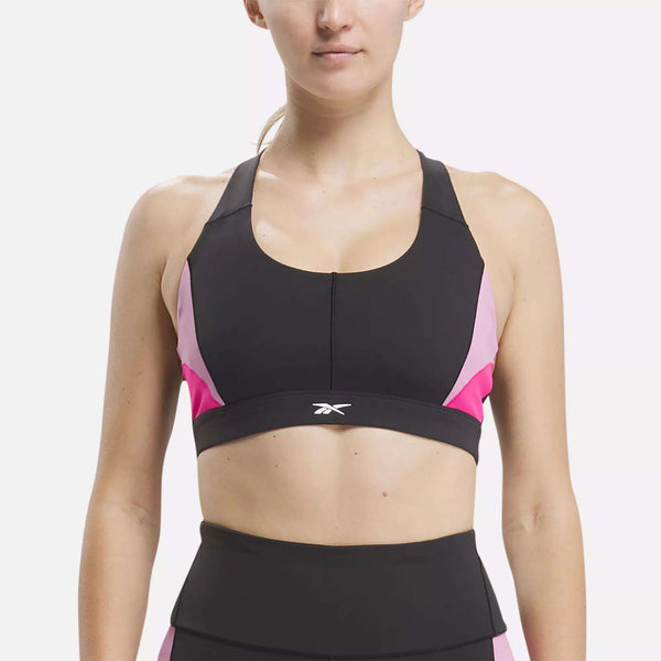 reebok classics Women's Lux Racer Colorblock Bra