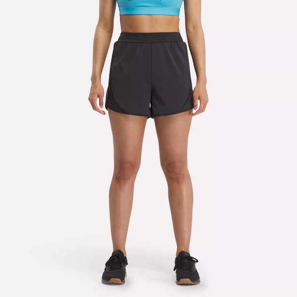 reebok classics Women's Lux Woven Shorts 4"