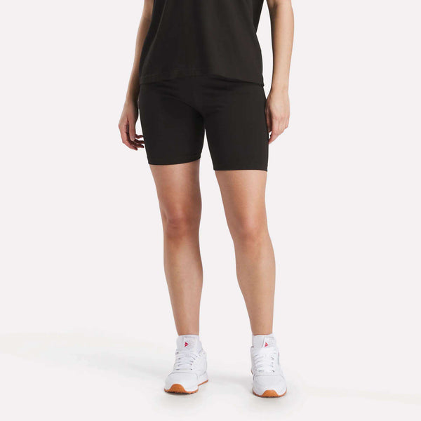 reebok classics Women's Small Logo Cycle Shorts