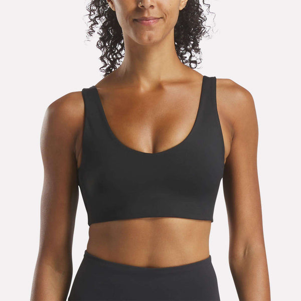 reebok classics Women's Yoga V-Neck Bra