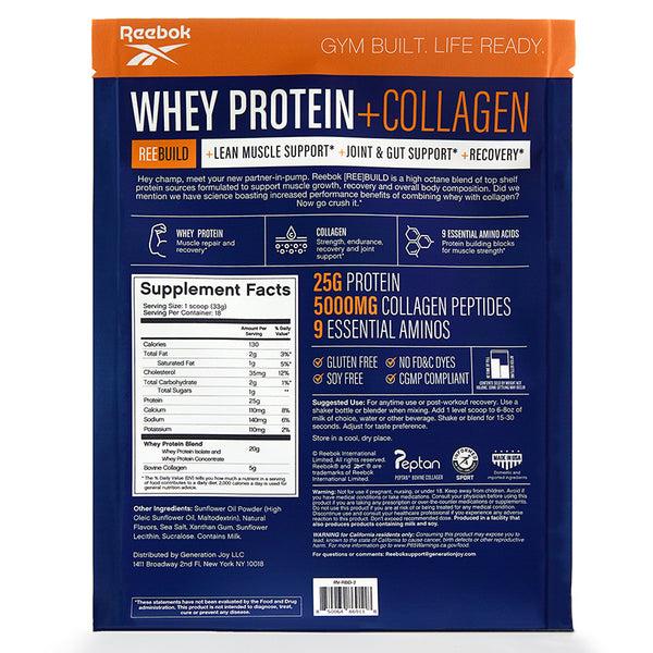 Reebok Classics Reebok ReeBuild Whey Protein + Collagen