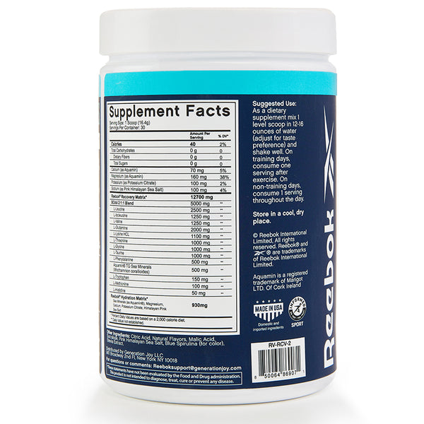 Reebok Classics Reebok ReeCover BCAA + EAA + Electrolytes