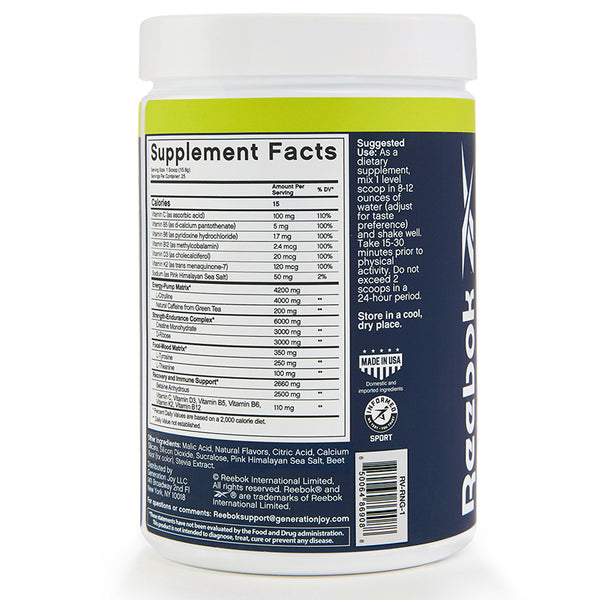 Reebok Classics Reebok ReeEnergize Pre-Workout + Creatine