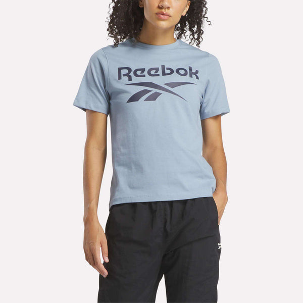 reebok classics Women's Big Logo Crewneck Short Sleeve Tee