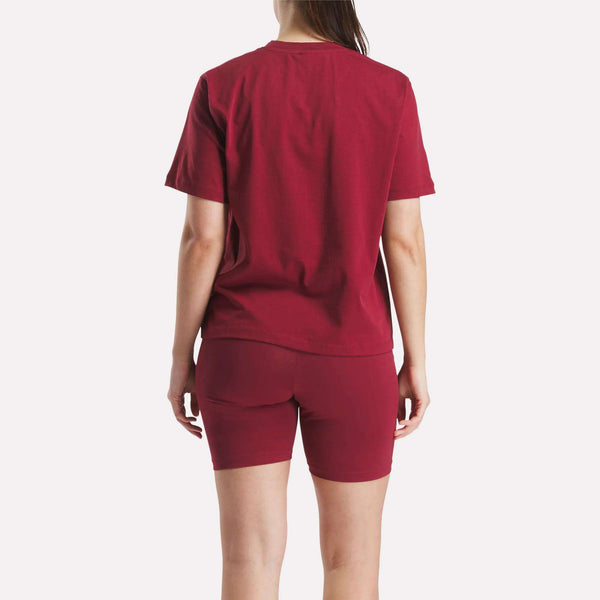 Reebok Classics Women's Big Logo Oversized Crew Short Sleeve Tee