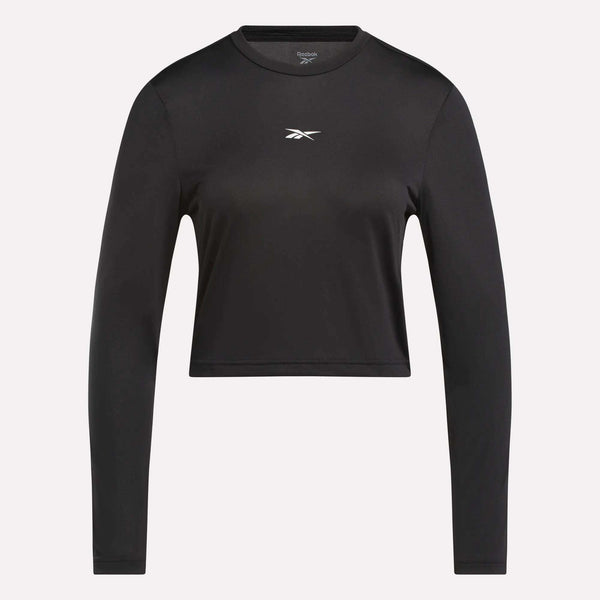 Reebok Classics Women's Core Slim Fit Crop Long Sleeve Tee