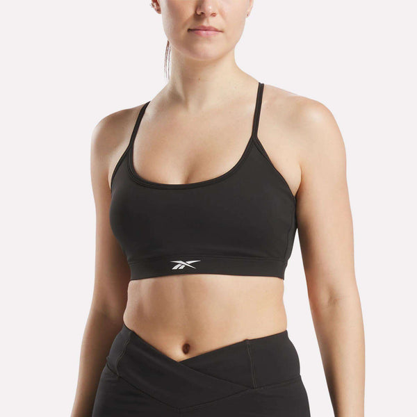 reebok classics Women's Core Strappy Bra - Medium Support