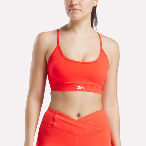 reebok classics Women's Core Strappy Bra - Medium Support