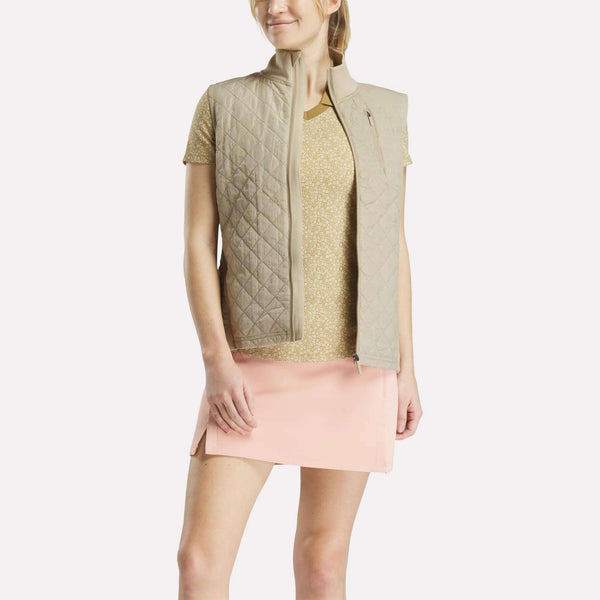 reebok classics Women's Lightweight Sprint Puffer Golf Vest