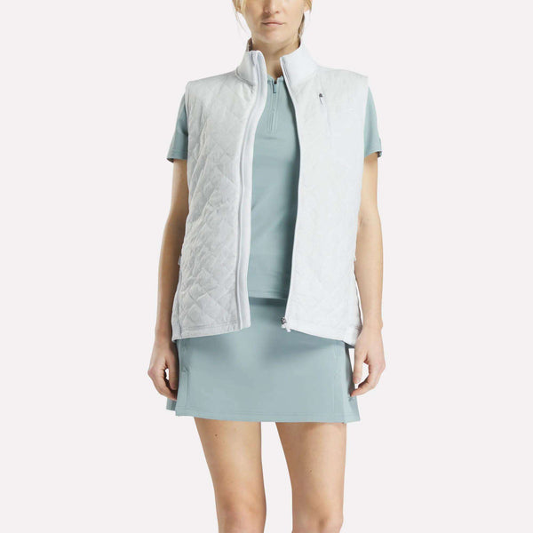 reebok classics Women's Lightweight Sprint Puffer Golf Vest