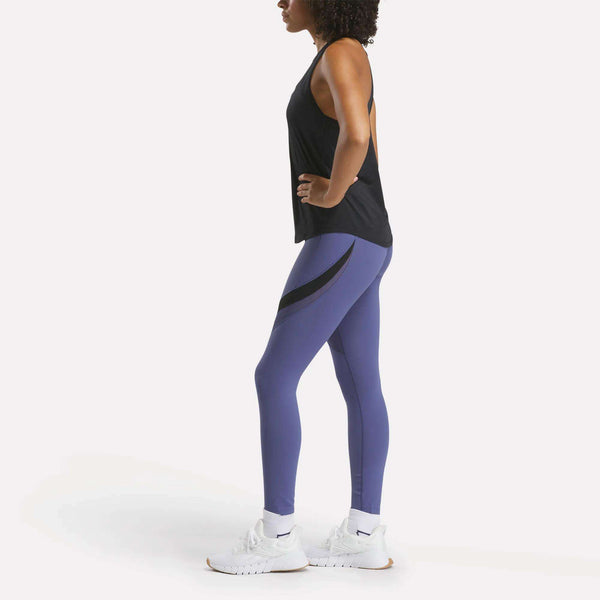 Reebok Classics Women's Lux Colorblock High-Rise 7/8 Leggings