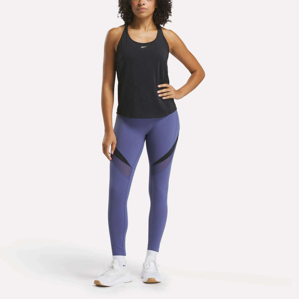 reebok classics Women's Lux Colorblock High-Rise 7/8 Leggings