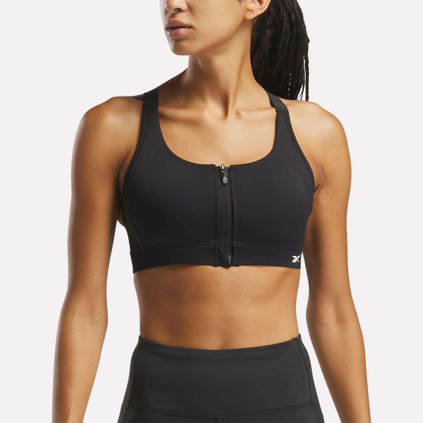 reebok classics Women's Lux Front-Zip High-Impact Bra