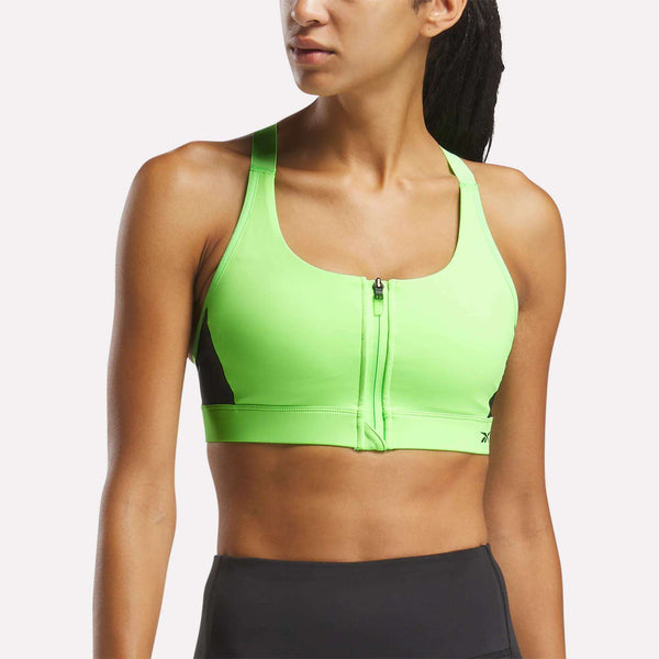 reebok classics Women's Lux Front-Zip High-Impact Bra