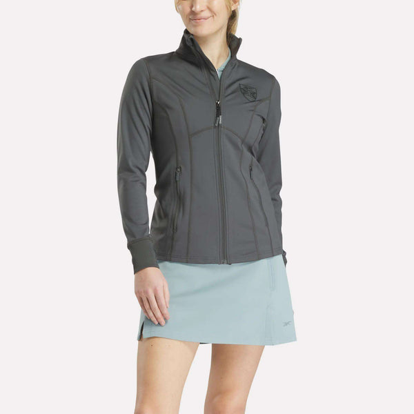 reebok classics Women's Performance Seamed Full-Zip Golf Jacket