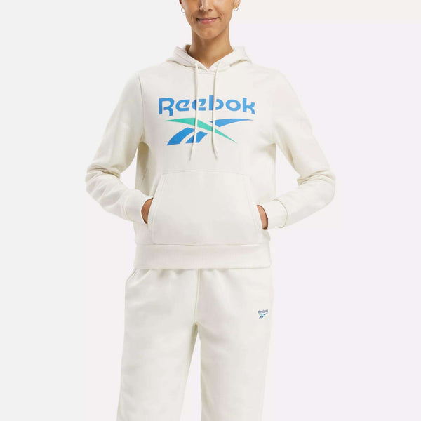 reebok classics Women's Reebok Identity Big Logo Fleece Hoodie