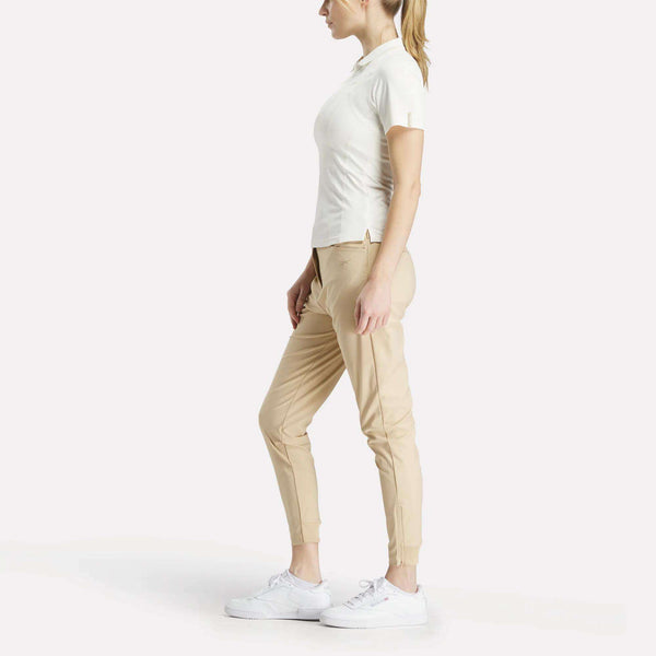 Reebok Classics Women's Short Sleeve Zip Bodycon Golf Polo Shirt