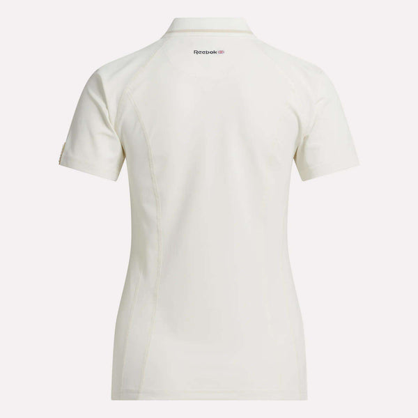 Reebok Classics Women's Short Sleeve Zip Bodycon Golf Polo Shirt