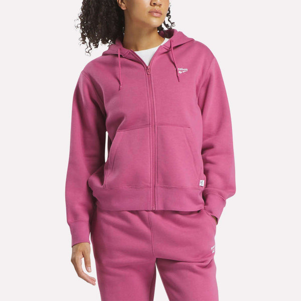 reebok classics Women's Small Vector Full Zip Sweatshirt