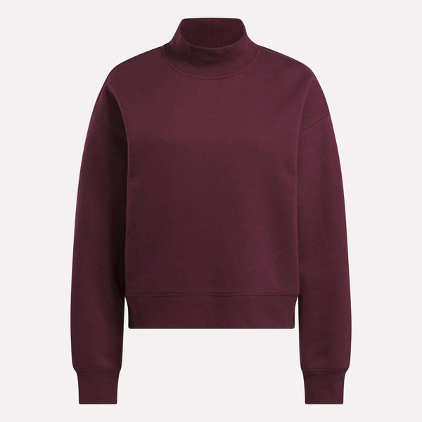 Reebok Classics Women's Small Vector Mockneck Sweatshirt