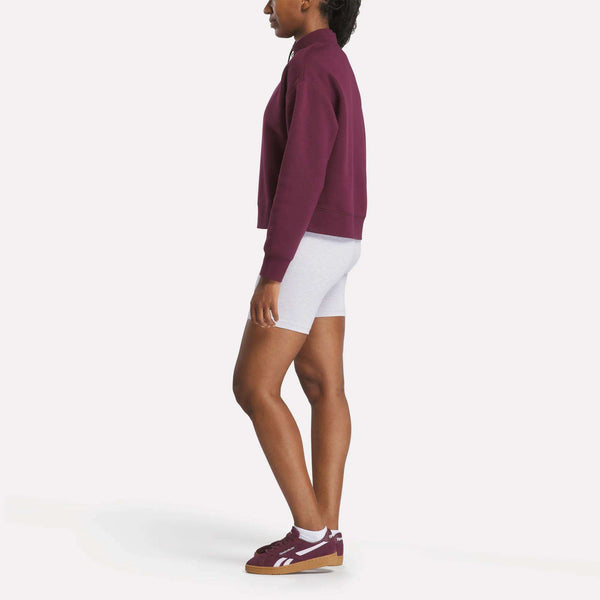 Reebok Classics Women's Small Vector Mockneck Sweatshirt