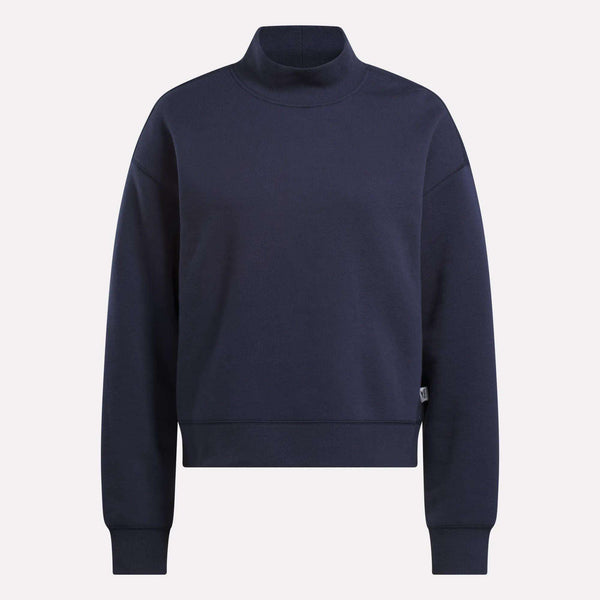 Reebok Classics Women's Small Vector Mockneck Sweatshirt