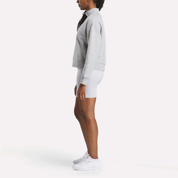 Reebok Classics Women's Small Vector Mockneck Sweatshirt